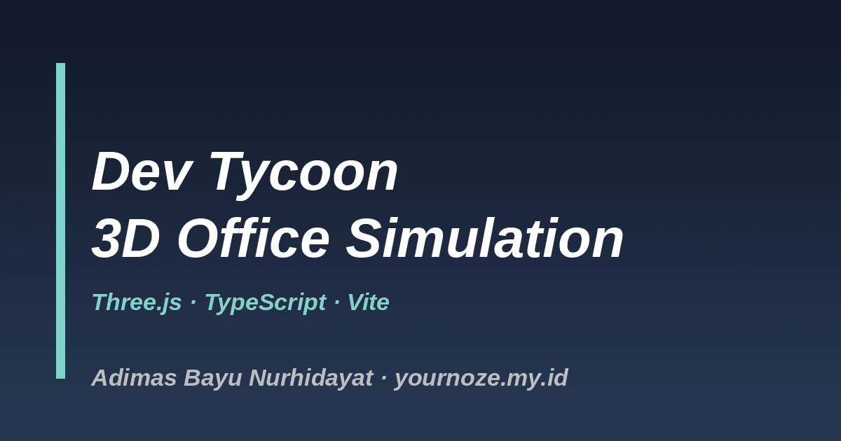 Dev Tycoon — 3D Game Studio Simulation cover